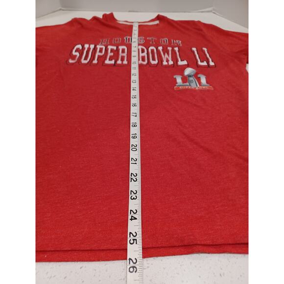 NFL Houston Super Bowl LI Men's T-shirt Red Size Medium - Picture 4 of 5